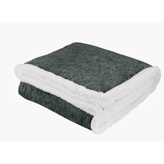 Good Value™ Two-Tone Sherpa Throw Blanket — view 3