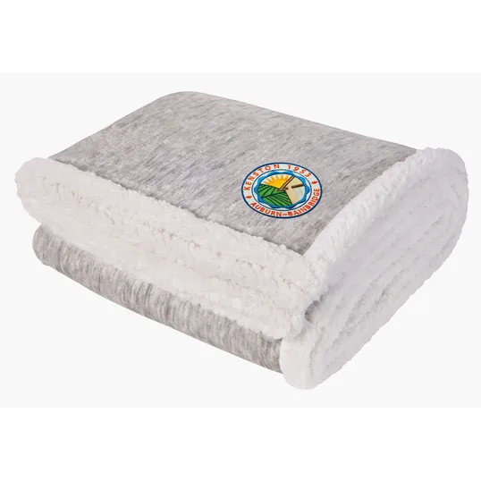 Good Value™ Two-Tone Sherpa Throw Blanket — view 7