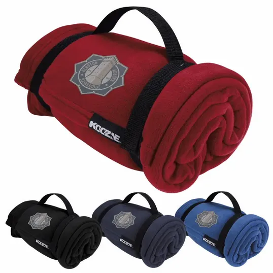 Koozie® Field Blanket, 50" x 60" Polyester Fleece — view 15