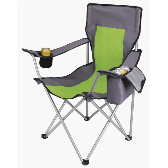 Koozie® Camp Chair with Cooler Armrest and Carry Bag