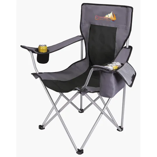 Koozie® Camp Chair with Cooler Armrest and Carry Bag — view 23