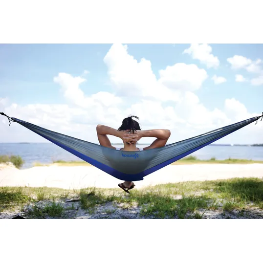 Koozie® Camp Hammock with Carabiners and Tree Straps — view 16