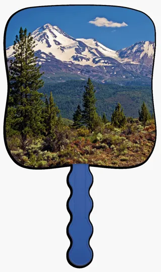 Skinner & Kennedy® Peak Reflections Pictorial Hand Fan — view 4