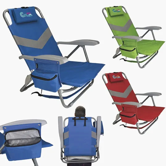 Koozie® Clearwater Beach Backpack Chair with Cooler — view 19