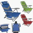 Koozie® Clearwater Beach Backpack Chair with Cooler — view 19