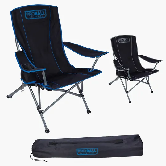 Koozie® Everest Oversized Folding Chair with Cup Holder — view 16