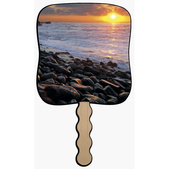 Skinner & Kennedy® Sunset Shore Pictorial Hand Fan — view 11