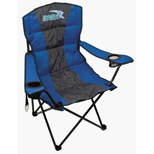 Premium Heather Stripe Folding Chair with Carry Bag — view 8
