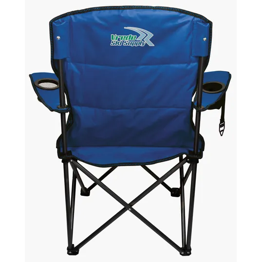 Premium Heather Stripe Folding Chair with Carry Bag — view 9