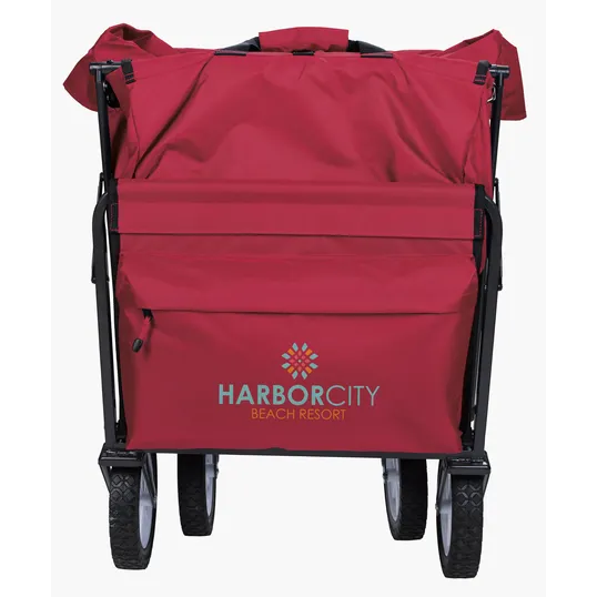 Koozie® Collapsible Folding Wagon with Cup Holders — view 21
