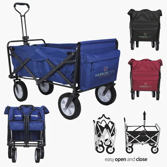 Koozie® Collapsible Folding Wagon with Cup Holders — view 22