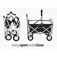 Koozie® Collapsible Folding Wagon with Cup Holders — view 2