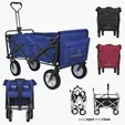 Koozie® Collapsible Folding Wagon with Cup Holders — view 22