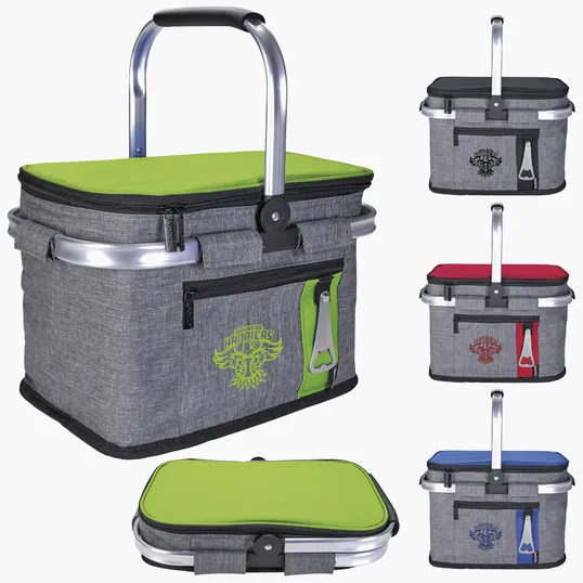 Koozie® Collapsible Picnic Basket with Bottle Opener — view 25