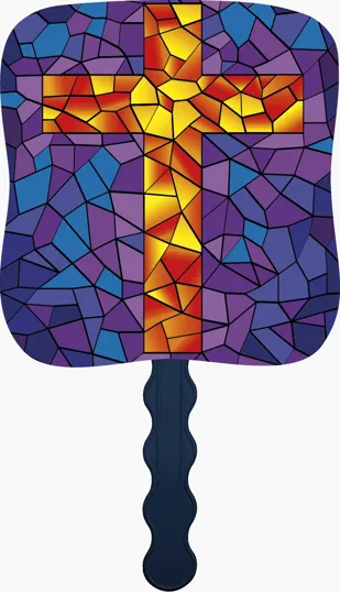 Skinner & Kennedy® Cross Pictorial Hand Fan — view 5