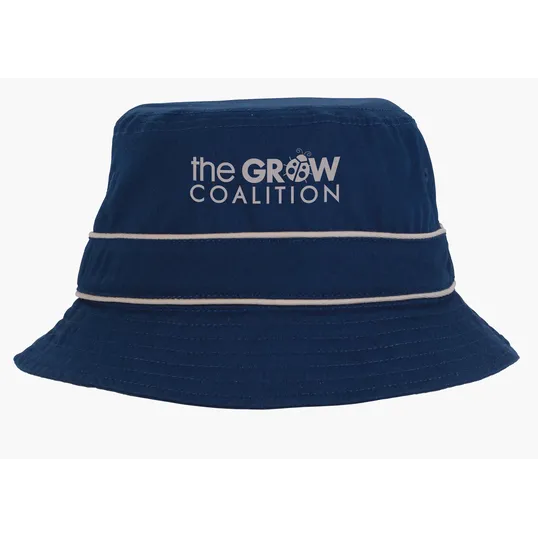 Cotton Bucket Hat with Trim — view 8