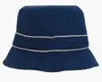 Cotton Bucket Hat with Trim — view 4