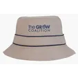 Cotton Bucket Hat with Trim — view 7