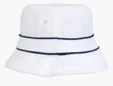 Cotton Bucket Hat with Trim — view 6