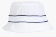 Cotton Bucket Hat with Trim — view 5