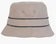 Cotton Bucket Hat with Trim — view 2