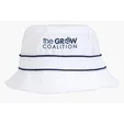 Cotton Bucket Hat with Trim — view 9