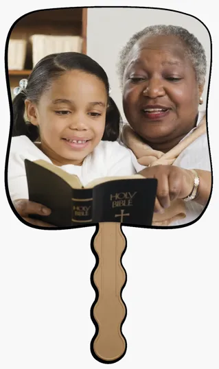 Skinner & Kennedy® Bible Study Pictorial Hand Fan — view 4