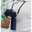 Rechargeable Mini Handheld Fan with Lanyard and Phone Stand Base — view 8