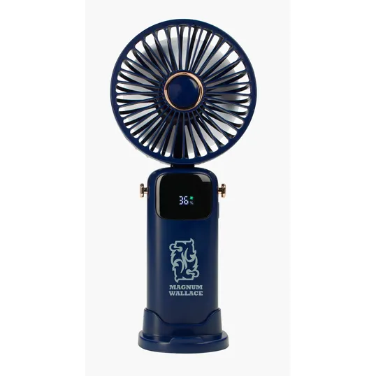 Rechargeable Mini Handheld Fan with Lanyard and Phone Stand Base — view 12