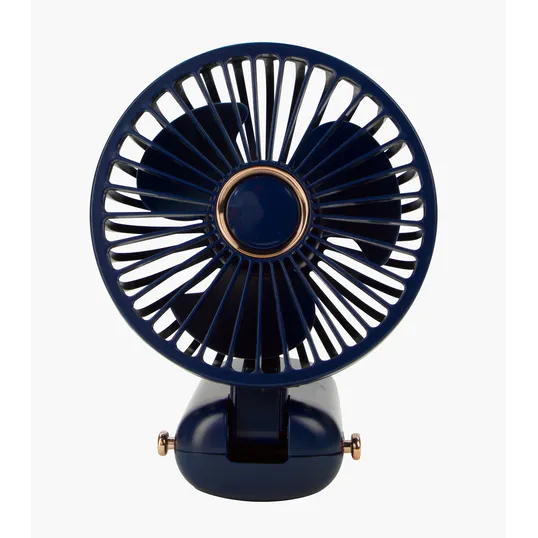 Rechargeable Mini Handheld Fan with Lanyard and Phone Stand Base — view 3