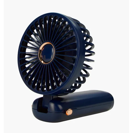 Rechargeable Mini Handheld Fan with Lanyard and Phone Stand Base — view 6