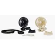 Rechargeable Mini Handheld Fan with Lanyard and Phone Stand Base — view 18