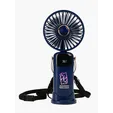 Rechargeable Mini Handheld Fan with Lanyard and Phone Stand Base — view 14