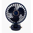 Rechargeable Mini Handheld Fan with Lanyard and Phone Stand Base — view 3