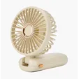 Rechargeable Mini Handheld Fan with Lanyard and Phone Stand Base — view 2