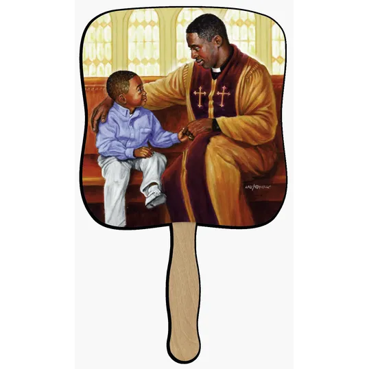 Skinner & Kennedy® Spiritual Guidance Pictorial Hand Fan — view 10