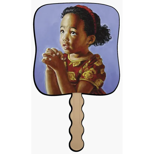 Skinner & Kennedy® Heavenly Prayer Pictorial Hand Fan — view 10