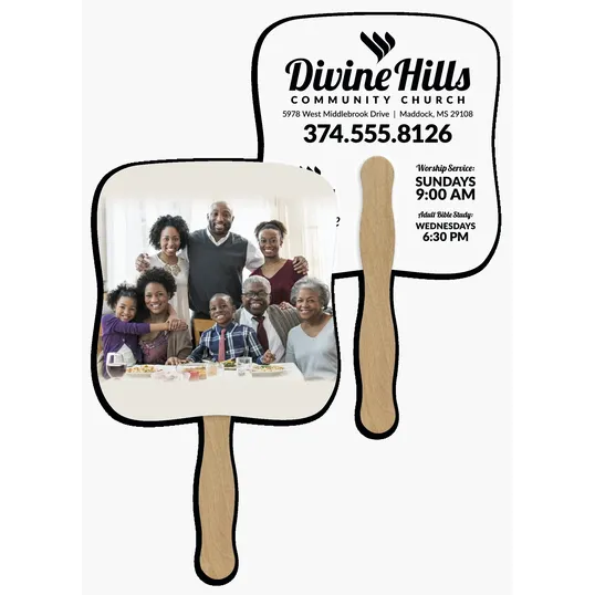 Skinner & Kennedy® Get Together Pictorial Hand Fan — view 9