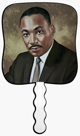 Skinner & Kennedy® Dr. Martin Luther King, Jr. Pictorial Hand Fan — view 6