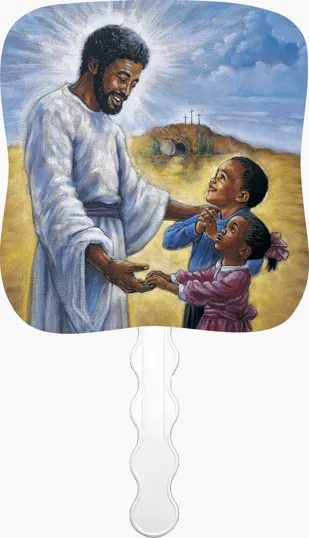 Skinner & Kennedy® Divine Enlightenment Pictorial Hand Fan — view 4