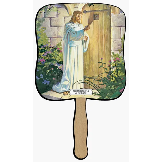 Skinner & Kennedy® Christ Knocking At The Door Pictorial Hand Fan — view 11