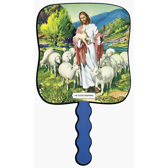 Skinner & Kennedy® The Good Shepherd Pictorial Hand Fan — view 11