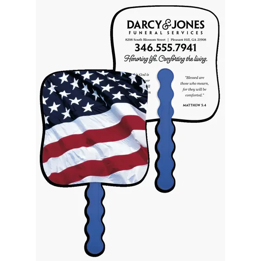 Skinner & Kennedy® Old Glory Pictorial Hand Fan — view 10