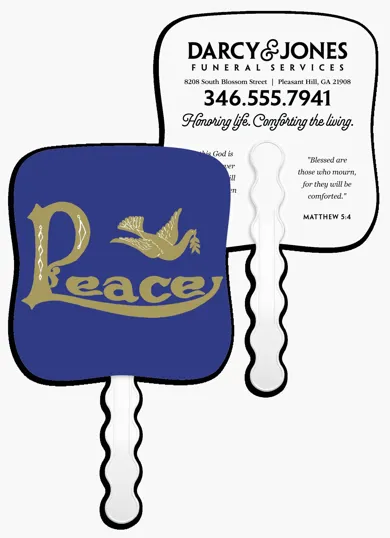 Skinner & Kennedy® Peace Pictorial Hand Fan — view 6