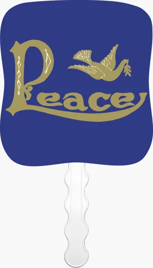 Skinner & Kennedy® Peace Pictorial Hand Fan — view 7