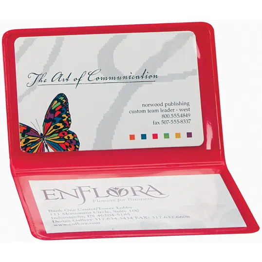 Vinyl Business Card and License Holder — view 6