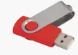 Universal Source® 1 GB Folding USB 2.0 Flash Drive — view 4