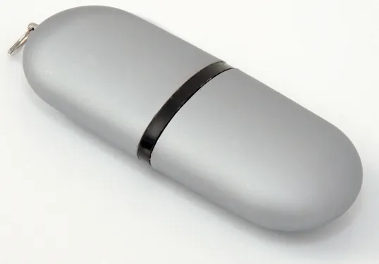 Universal Source® 4 GB Oval USB 2.0 Flash Drive — view 4