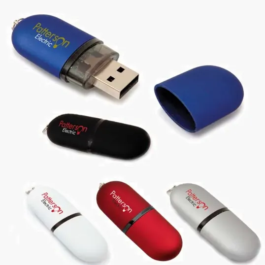 Universal Source® 8 GB Oval USB 2.0 Flash Drive — view 6
