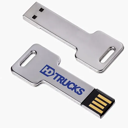 Universal Source® 2 GB Silver Key USB 2.0 Flash Drive — view 3